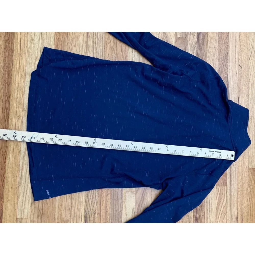 Nike Dri-FIT Tennessee‎ Titans NFL Women's Small Navy Blue Quarter Zip Pullover